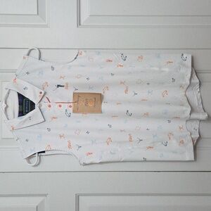 NWT William Murray Golf X Titos Vodka Texas Sleeveless Golf Polo Shirt/ M